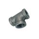 Tee DN15 Threaded Cast Malleable Iron Pipe Fittings