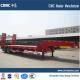 30 ton low flatbed semi trailer