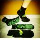 Black Color Anti Skid Grip Socks Get Air Trampoline Park Socks Non Slip Socks For Trampoline