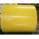 Self Cleaning Yellow Prepainted Steel Coil 0.4MM Thickness For Furniture Decoration