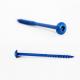 Blue Ruspert Climaseal Coated 410 Stainless Steel Chipboard Screws Wafer Square Drive Head Deck Screw