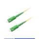SC/APC To SC/APC Single Mode Fiber Patch Cable Simplex LSZH 3m 2.0mm Patch Cord