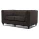 18'' Living Room Sofa / American Style Hotel Lobby Sofa For Home , Solid Wood Legs