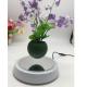 Factory manufacture magnetic levitation floating air bonsai plant flower potted for desk