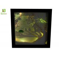 Merchandising Retail Display Props , Paper cut Light Box Cable Plug High Hard Paper