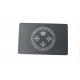Luxury Plating CR80 Metal Membership Card With Silicone Coated