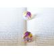 Lilac Ball Dream Catcher Mixed Flowers Handmade Artificial Jhumke Earring