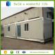 prefabricated steel frame container house 20ft 40ft changing room prices
