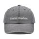 6 Panel Vintage Washed Cotton Twill Casual Baseball Hats Custom Embroidery Logo