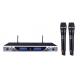 excellent quality 9009 wireless microphone system UHF PLL 200 channels selectable LCD
