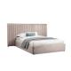 Practical Ottoman Plush Velvet Bed , Breathable Space Saving Furniture Bed
