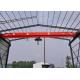 Workshop Movable Monorail Single Girder Overhead Crane Light Structure