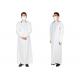 Tie On Waist White Non-Medical Products Disposable PE Gowns Surgical Gown