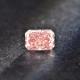 Radiant Shape Synthetic Lab Grown Pink CVD Diamonds 10 Mohs IGI Certified