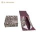 Wholesale Leopard Print Women Handbag Packaging Boxes Magnetic Folding Paper Box Red Clothing Box For Gifts
