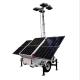 Solar Lighting Tower With 7m Electric Mast For Mineral Mining Lighting