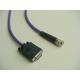 Round Wire Male Hirose Cable HRS 12 Pin Female To D - Sub 15 Pin 0.3m - 25m