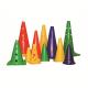 Customized Logo Availabled Tourtop PP/PE Soccer Cones for Agility Training Equipment