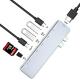 USB C Type C 4K 30Hz HDMI USB 3.0 TF SD Adapter Hub Docking Station for Macbook Pro