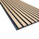 Polyester Density 1350 - 1700gsm Wood Slat Acoustic Panel For Optimal Acoustic Control