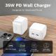 OEM Compact USBC Pd Charger Wireless Charger 35w Fireproof