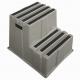 Heavy Duty Plastic Step Stool With 500 Lbs Weight Capacity 12 Inches Height