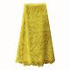 Wholesale! yellow african cord lace  2015 for  nigeria wedding dress / hot selling embroidery  lace fabric with stone