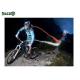 Lumigrids Rechargeable Bicycle Lights , Waterproof COB Led Bicycle Tail Light