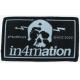 Skeleton Style pantone color polyester Woven Patches Washable