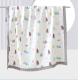 Vivid Pattern Combed Cotton 4 Layer Gauze Fabric Infants Cover Wrap
