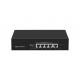 6 Port 10/100/1000mbps POE Fiber Switch With 4 Port Poe Ethernet Switch Manufacturer