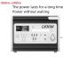 Outdoor Home Energy System 2200W Solar Mobile Power Station Generator with PV Charging