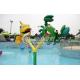Fiberglass Aqua Park Equipment Shrimp / Crab Spray for hotel , holiday resort