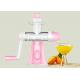 Portable Manual Slow Press Juicer , Masticating Juice Extractor Second