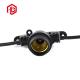 Nylon E27 Lamp Head Outdoor Waterproof String Breeding Greenhouse Light String Customization