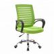 High Back Fabric Office Chair With Wear Resistant Universal Wheels