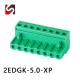 2EDGK-5.0 300V 5.0MM pitch male female green Pluggable Terminal Blocks competitive price