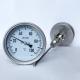 All Stainless Steel 0-100C Stem Bimetal Dial Thermometer 100mm Tanks