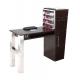 Mobile Salon Manicure Tables With Vent And Fan / Wooden Manicure Table