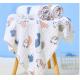Antibacterial 100% Modal Soft Gauze Fabric Baby Clothing Material Cartoon Printing