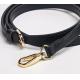 Black Leather Adjustable Crossbody Replacement Purse Straps 1.2m With Swivel Hooks
