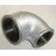 DN15 1/2 Grooved End Pipe Fittings Galvanized Straight Elbow