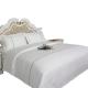 Hotel Bed Sheet Set in 100% Cotton with 300tc Thread Count and GOOSE DOWN Filling