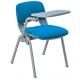 stackable upholstered training chair with writing board