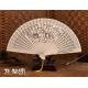 Small Chinese Wooden Hand Fans Carved Personalized Folding Fans For Weddings
