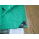 130gsm green waterproof tear resistant PE tarpaulin with reinforcement