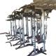 Multifunctional Strength Training Equipment Half Cage Bench Press Smith Machine Power Rack with Dumbbell Back Extension Function
