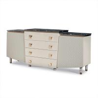 17.7in Sideboard Buffet Console Table 1.5m Matted 4 Drawer