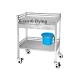 304 Stainless Steel Medical Trolley Cart for Clinic