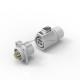 White IP67 Power Connector Plug Moisture Proof 3 Core Male Powercon